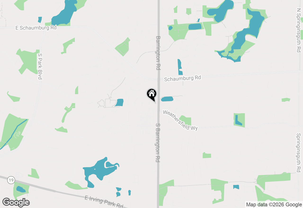 Map of 217 Westminster Court #B, Schaumburg, IL 60193