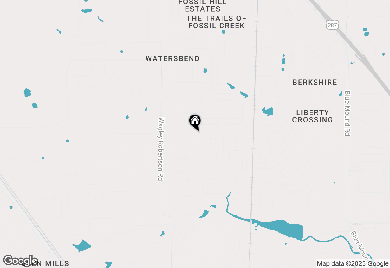 Map of 9417 Fox Hill Drive, Fort Worth, TX 76131