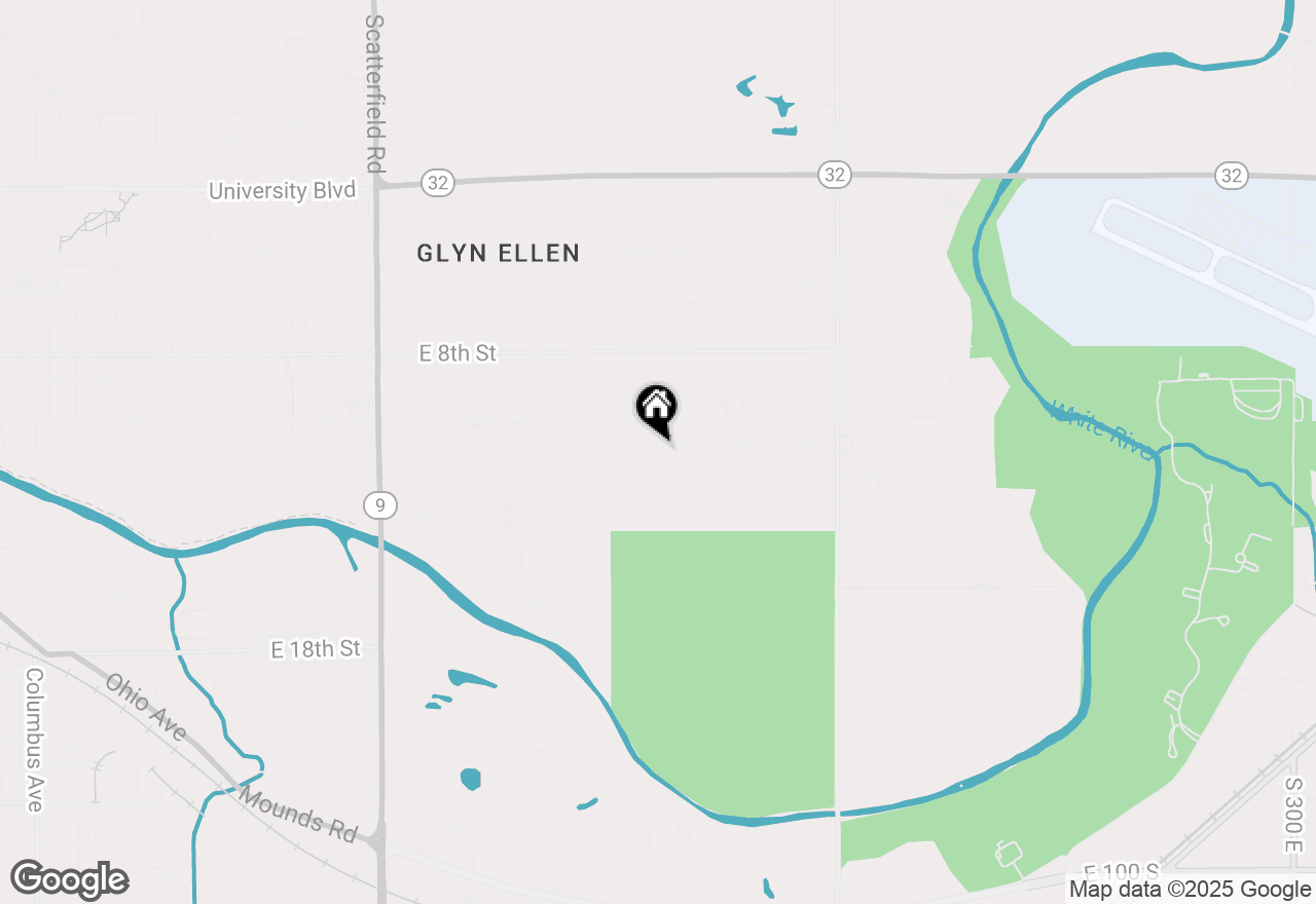 Map of 1103 Charleston Commons Drive, Anderson, IN 46012