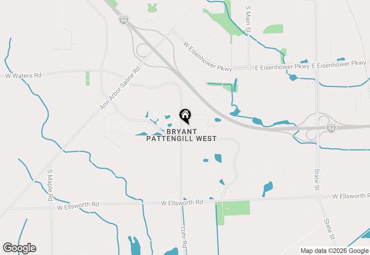 Map of 1468 Fox Pointe Circle, Ann Arbor, MI 48108