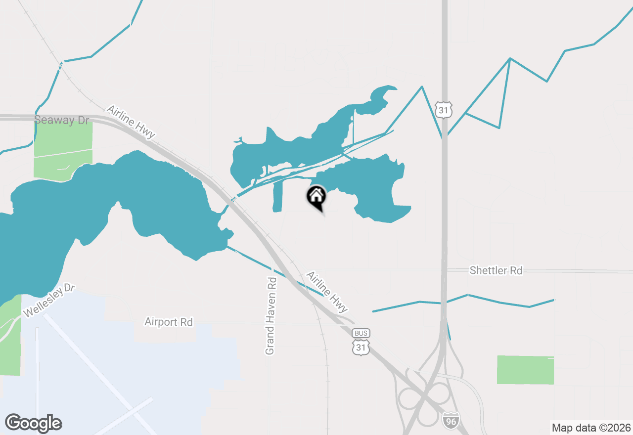 Map of 1154 Sunset Lane, Muskegon, MI 49444