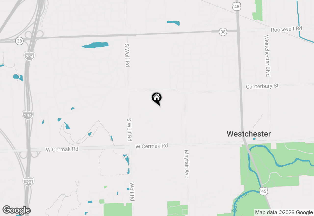 Map of 11053 Mandel Avenue, Westchester, IL 60154