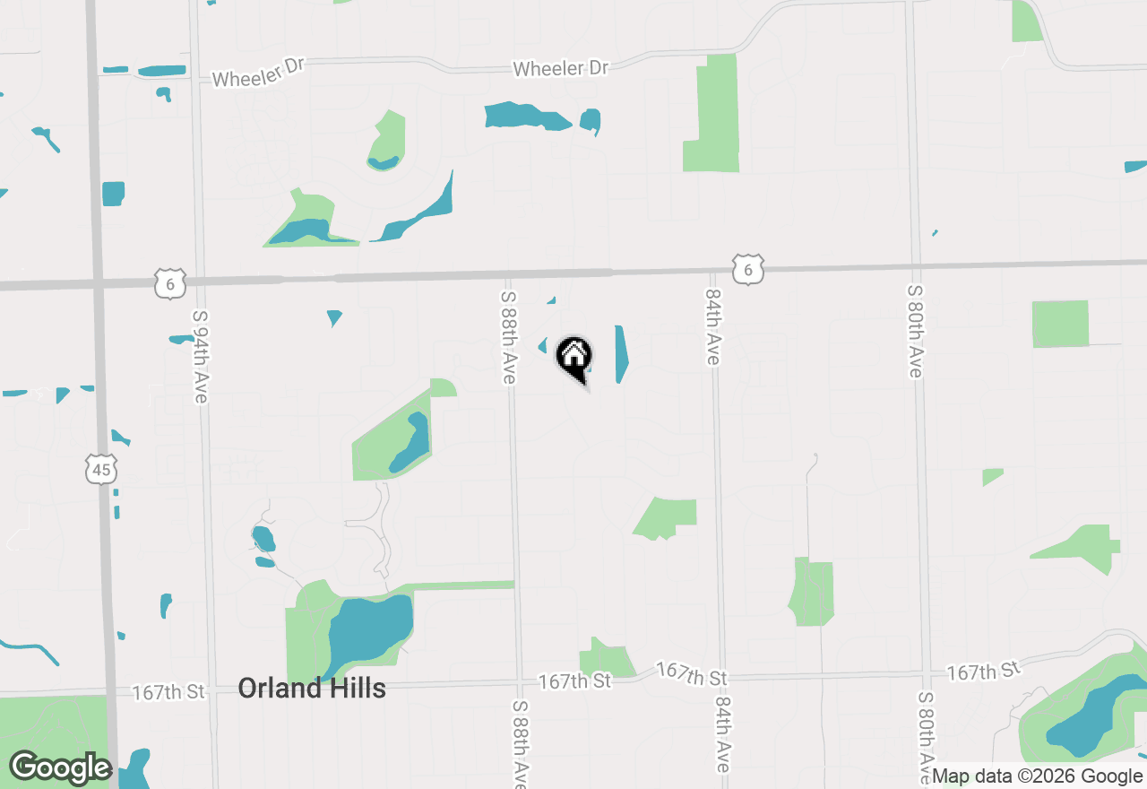 Map of 16141 Laurel Drive, Orland Park, IL 60462