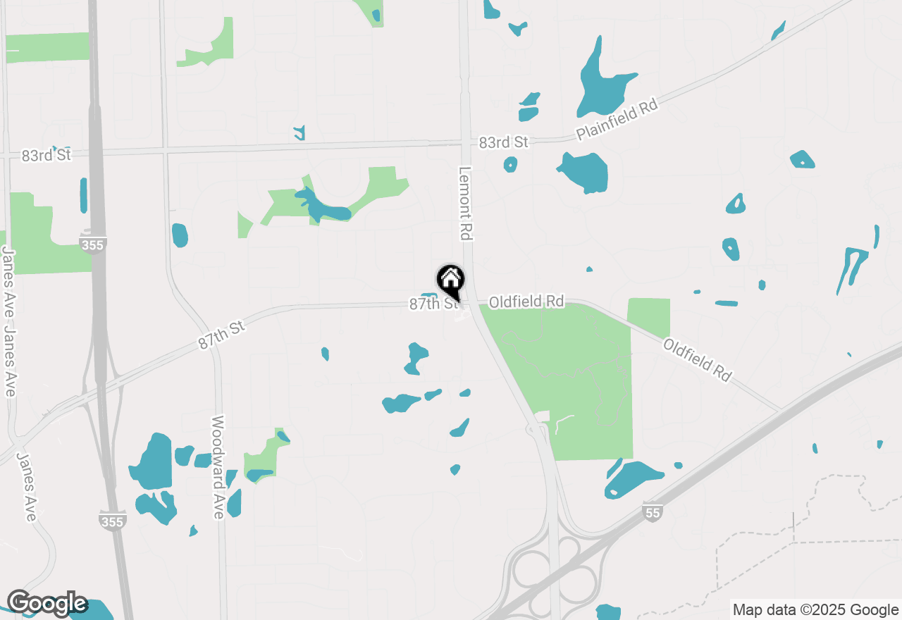 Map of 2845 87th Street, Darien, IL 60561