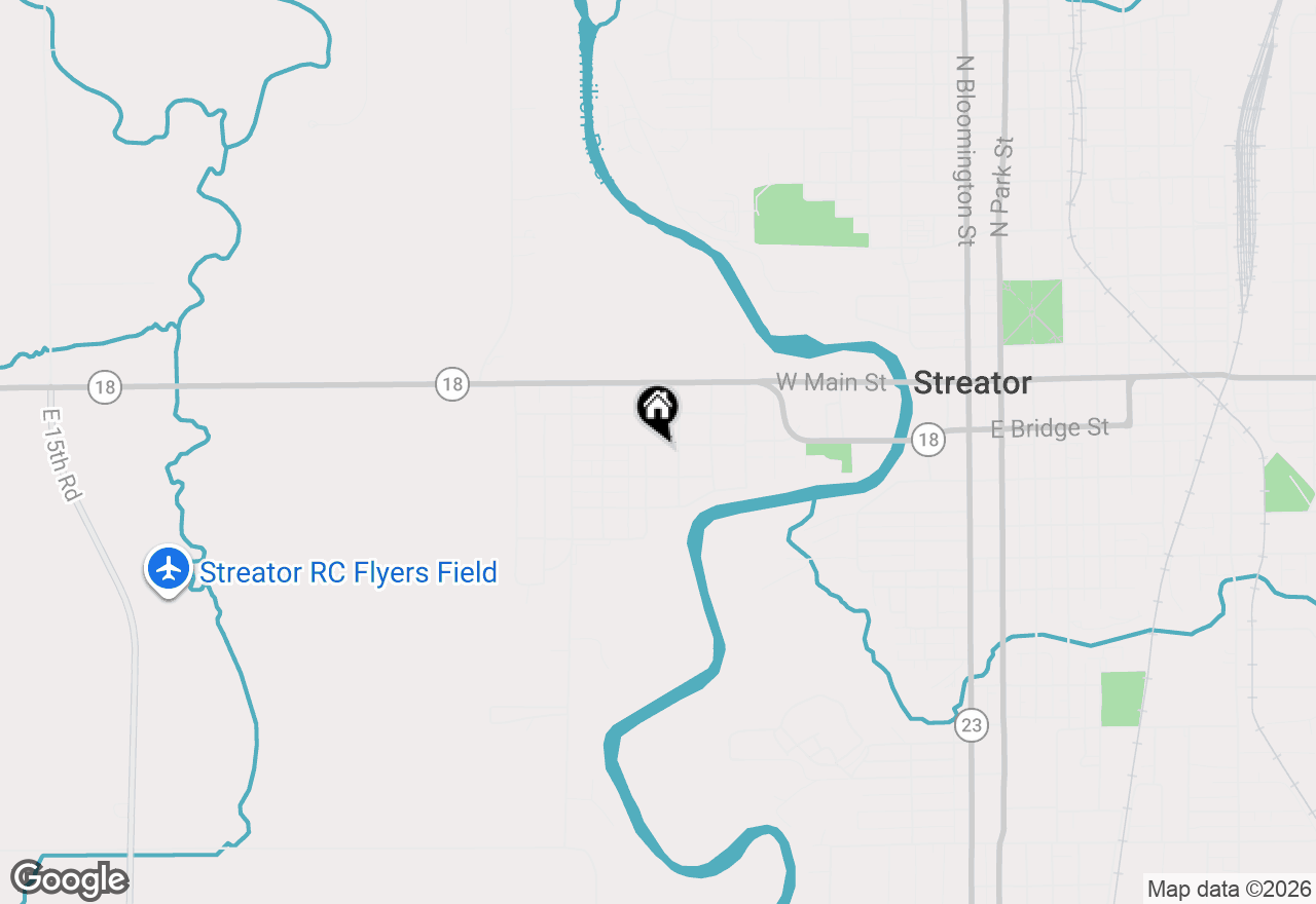 Map of 1007 W Bridge Street, Streator, IL 61364