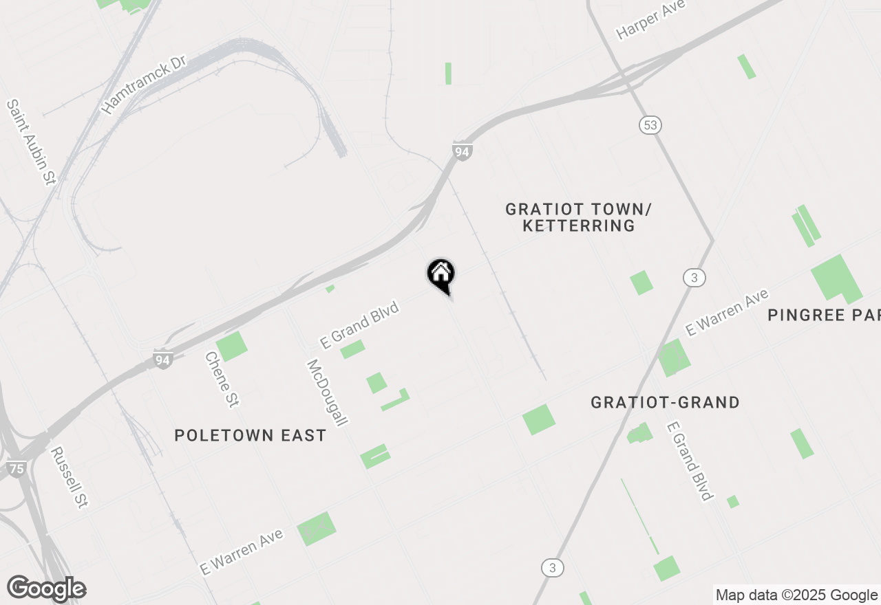 Map of 5725 Mount Elliott Street, Detroit, MI 48211