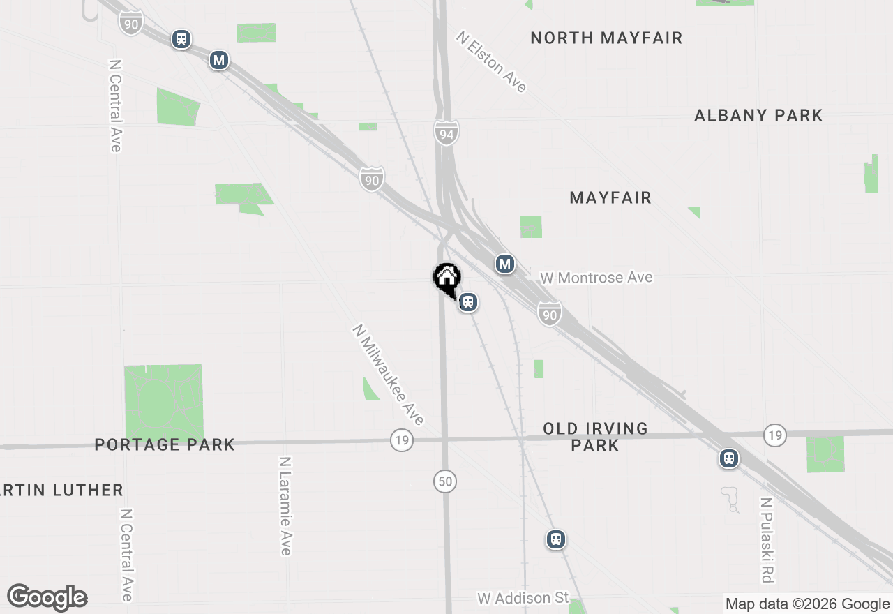 Map of 4317 N Cicero Avenue, Chicago, IL 60641