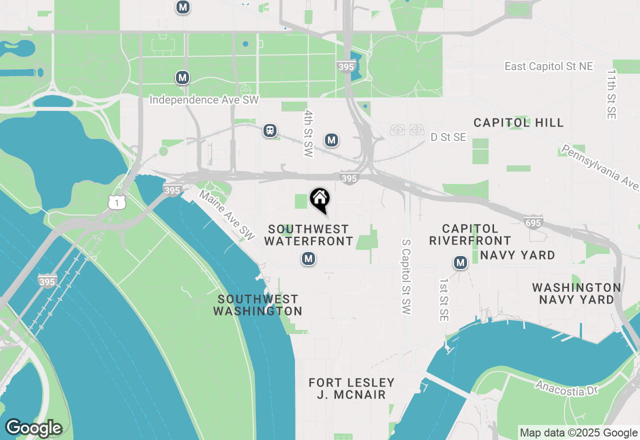 Map of 355 I Street Sw #226, Washington, DC 20024