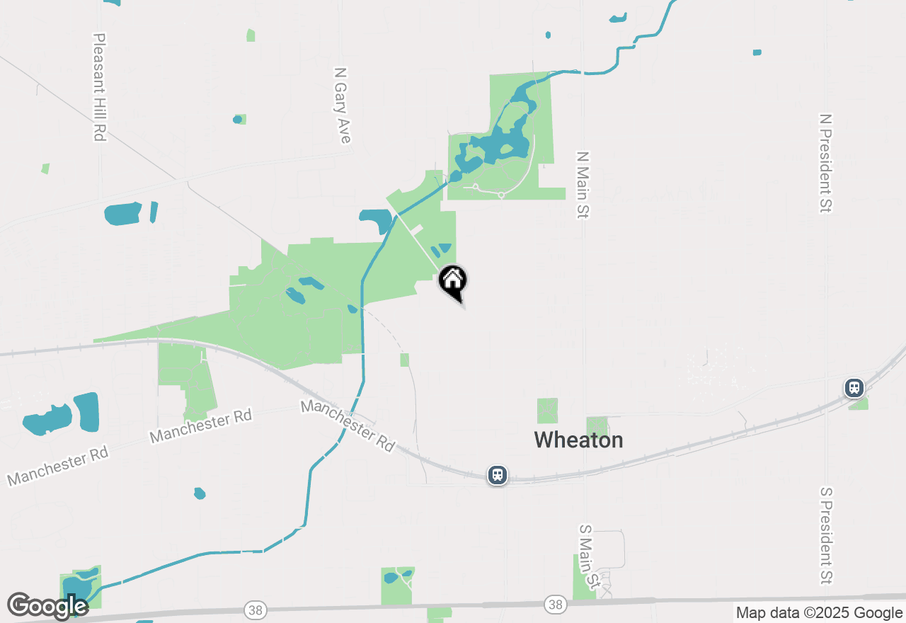 Map of 526 W Madison Avenue, Wheaton, IL 60187