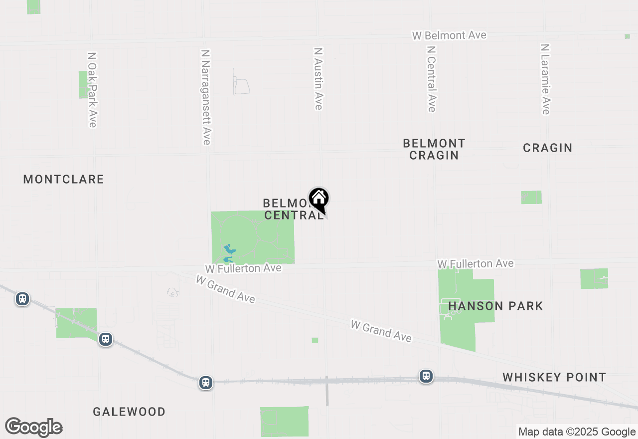 Map of 2536 N Austin Avenue, Chicago, IL 60639