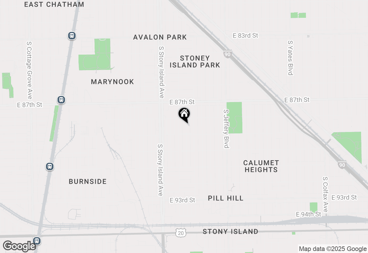 Map of 8828 S Ridgeland Avenue, Chicago, IL 60617