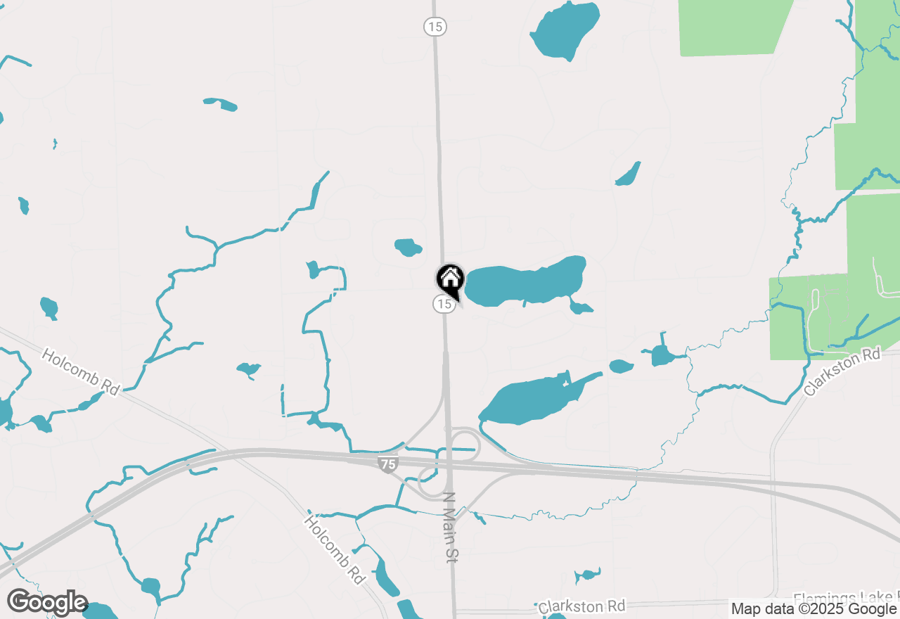 Map of 8050 Ortonville Road, Clarkston, MI 48348