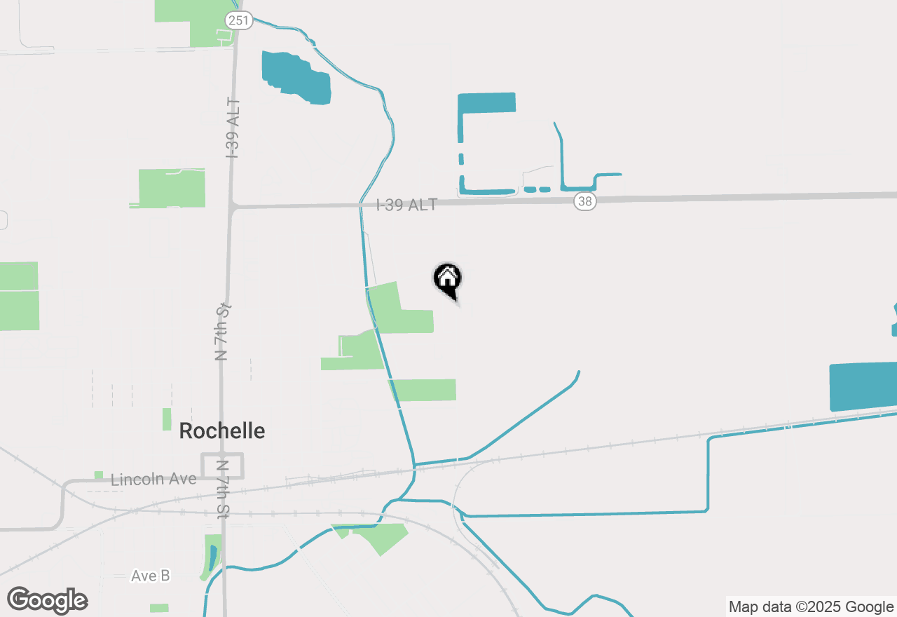 Map of 907A Carlisle Drive, Rochelle, IL 61068