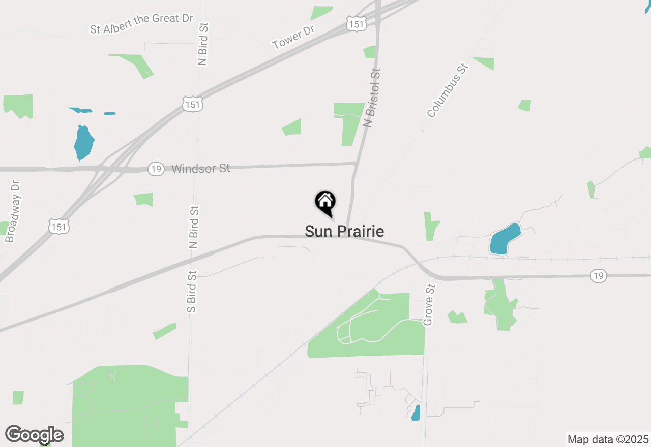 Map of 122 North Street, Sun Prairie, WI 53590