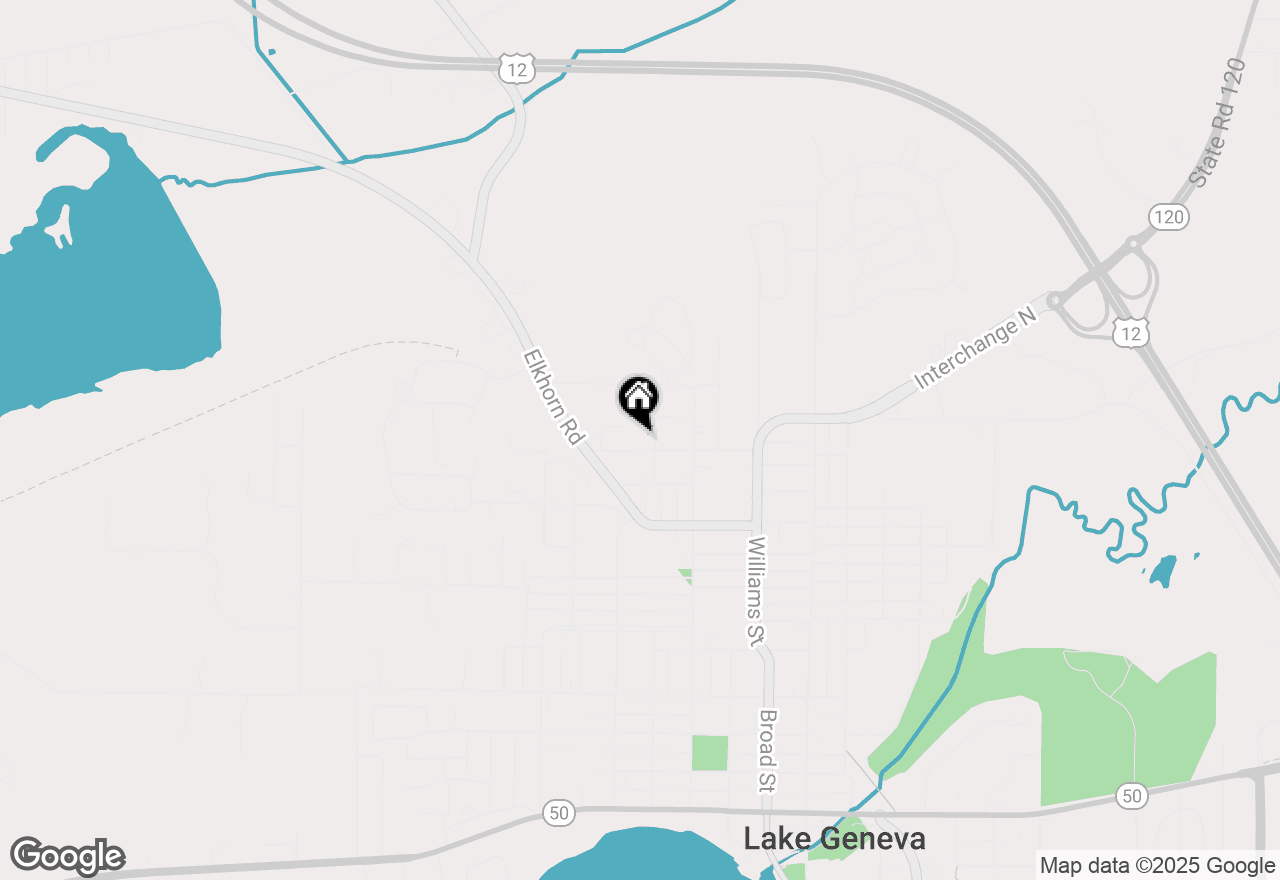 Map of 1121 Grant St, Lake Geneva, WI 53147