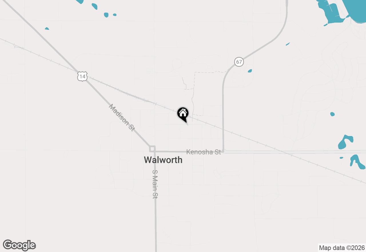 Map of 309 Howard Street, Walworth, WI 53184