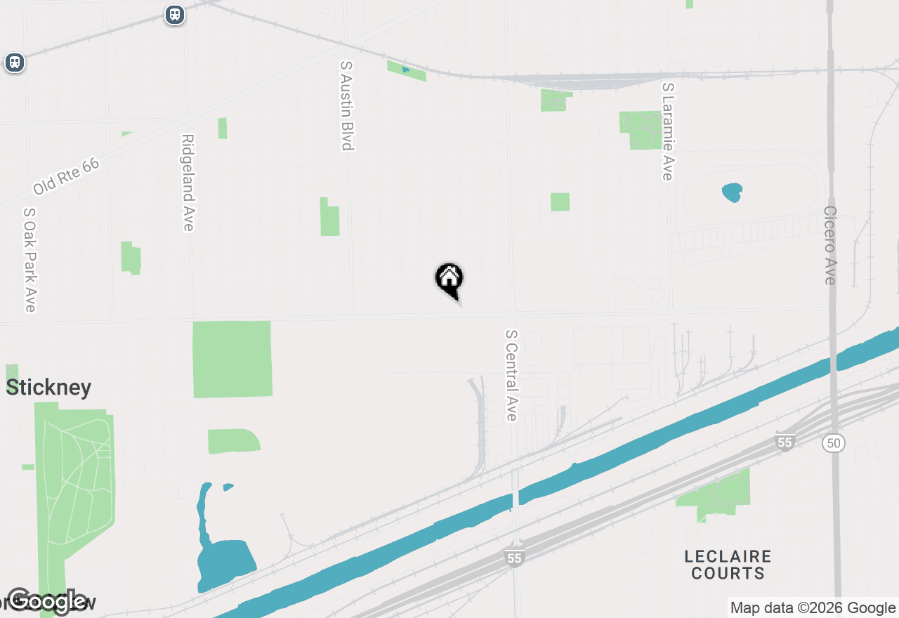 Map of 5728 W Pershing Road, Cicero, IL 60804