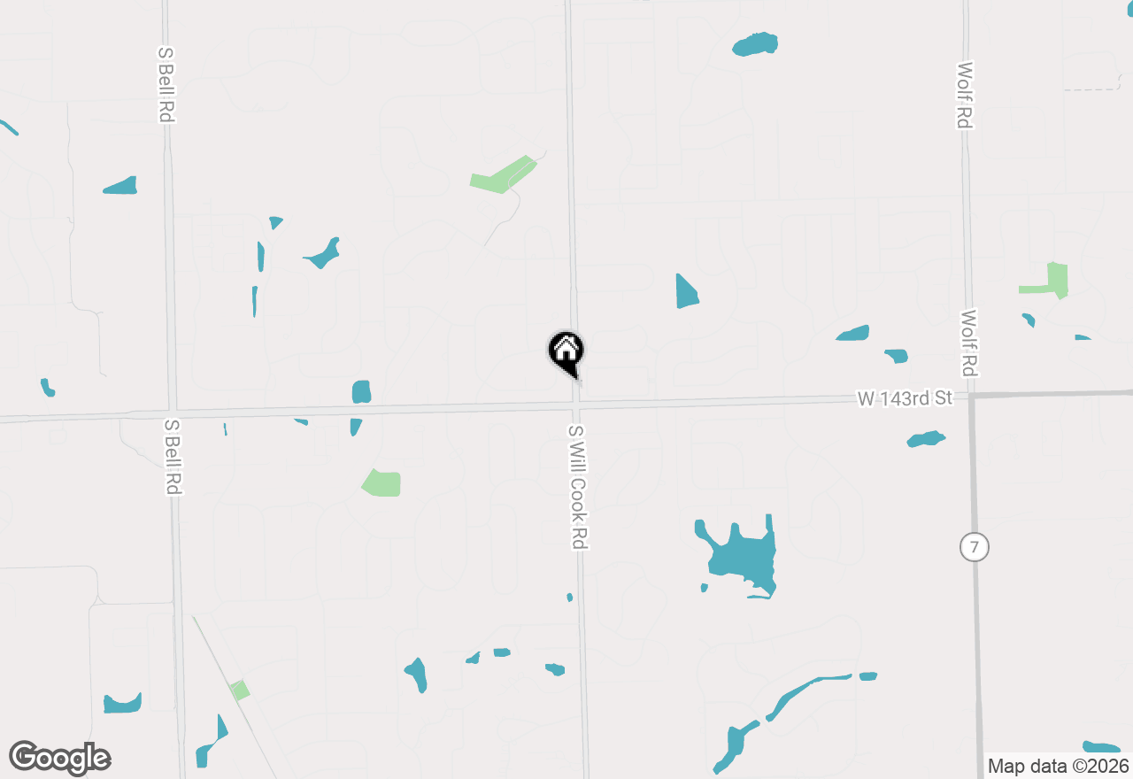 Map of 12025 Winchester Road, Orland Park, IL 60467