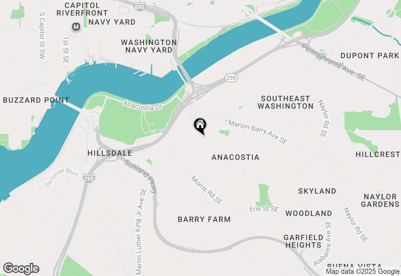 Map of 2120 13th Street Se, Washington, DC 20020