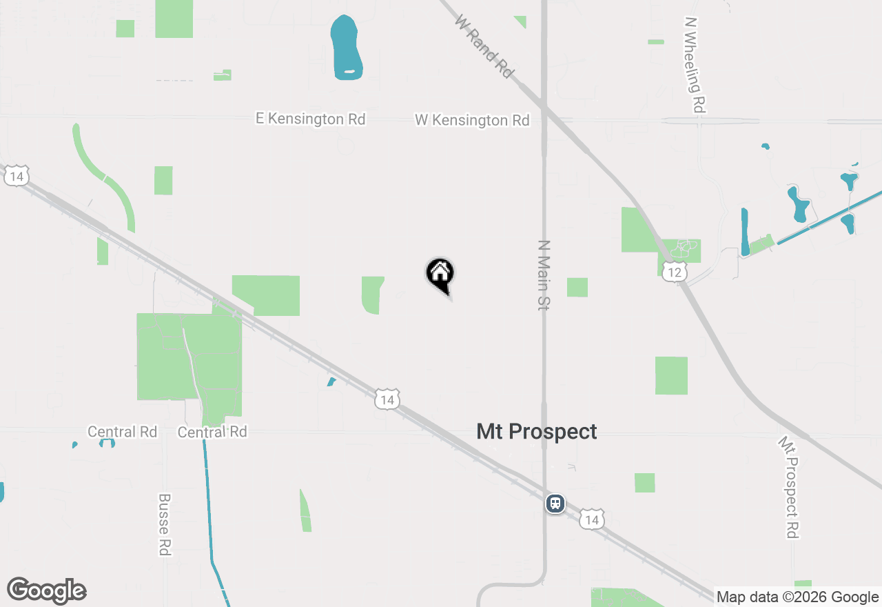 Map of 306 N Eastwood Avenue, Mount Prospect, IL 60056