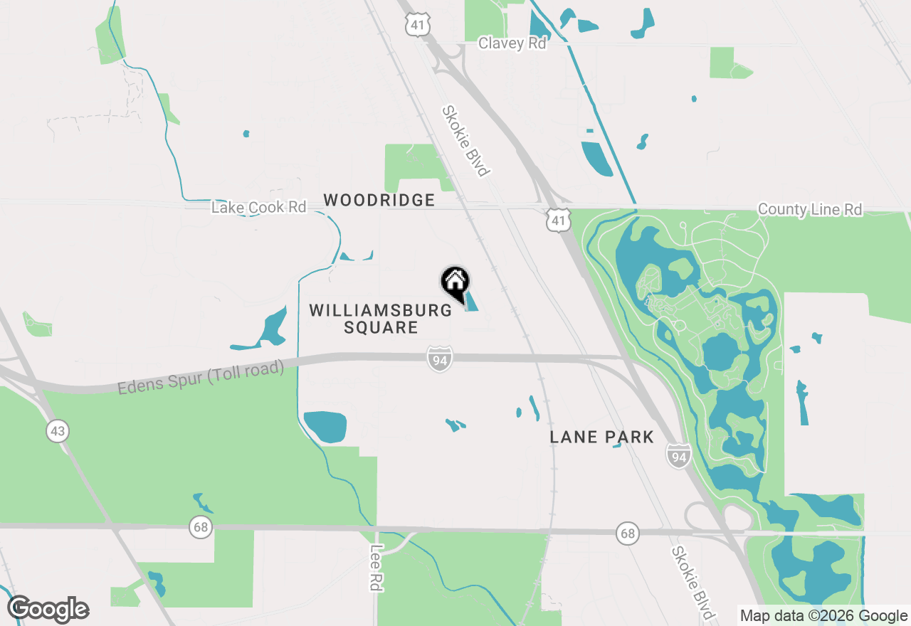 Map of 245 Old Post Road, Northbrook, IL 60062