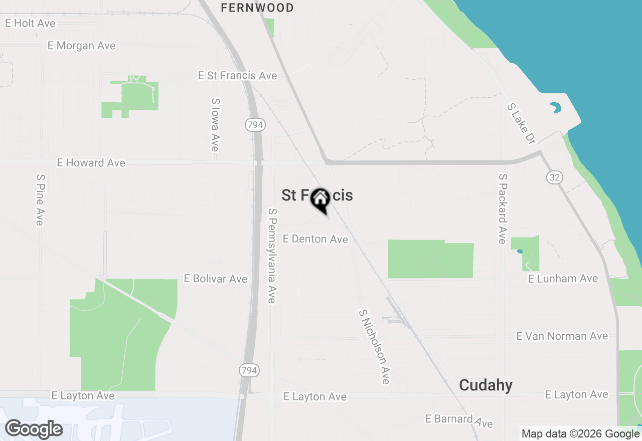 Map of 2712 Hidden Dr #54, St. Francis, WI 53235