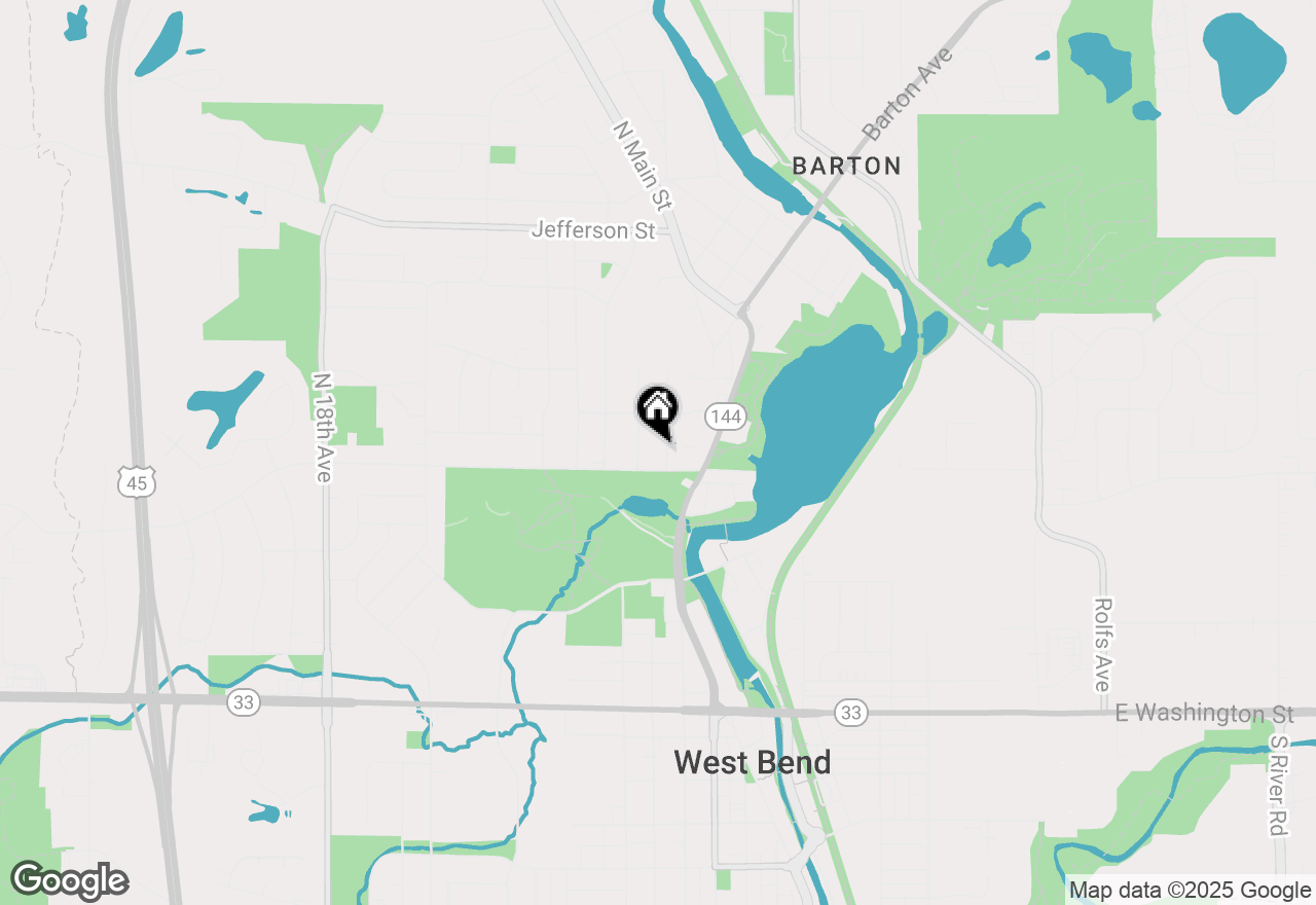 Map of 1120 N 8th Ave, West Bend, WI 53090