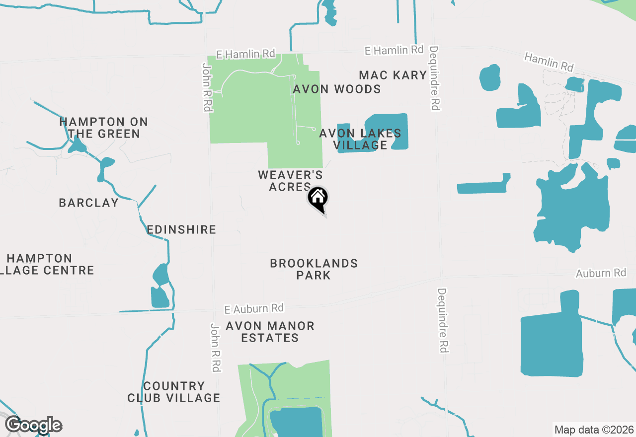 Map of 2610 Culbertson Avenue, Rochester Hills, MI 48307