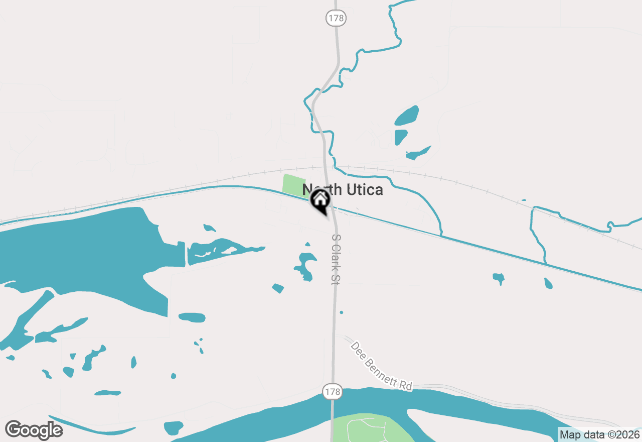 Map of 236 W Johnson Street, Utica, IL 61373