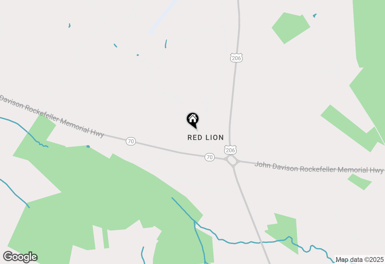 Map of 1 Linda Lane, Southampton, NJ 08088