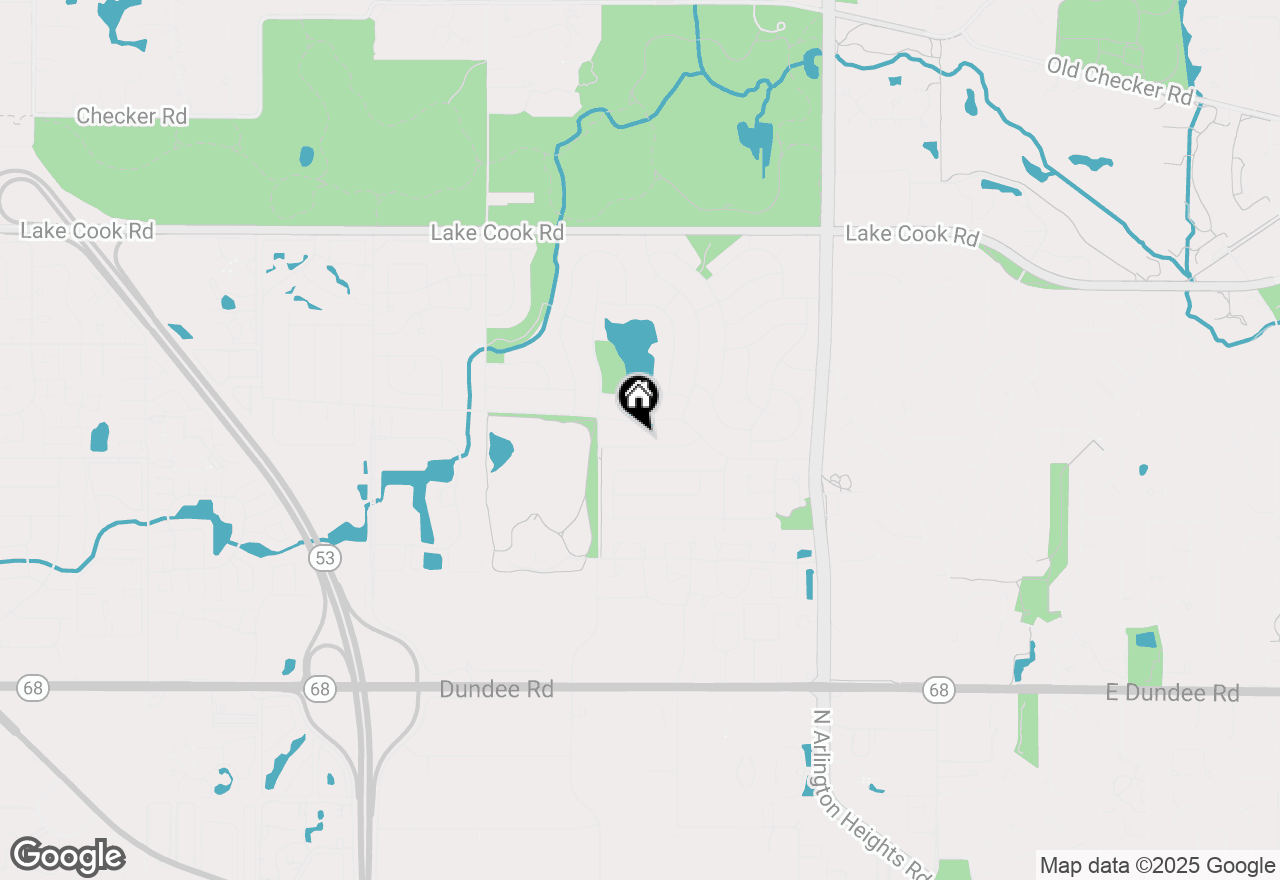 Map of 812 W Whiting Lane, Arlington Heights, IL 60004