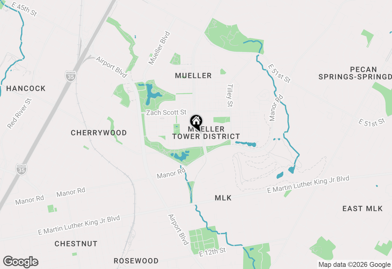 Map of 3921 Threadgill St, Austin, TX 78723