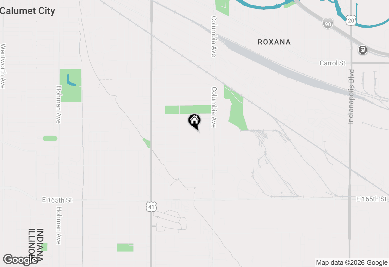 Map of 1046 Merrill Street, Hammond, IN 46320