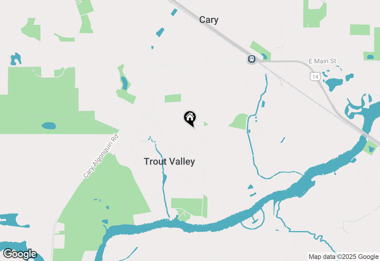 Map of 438 High Road, Cary, IL 60013