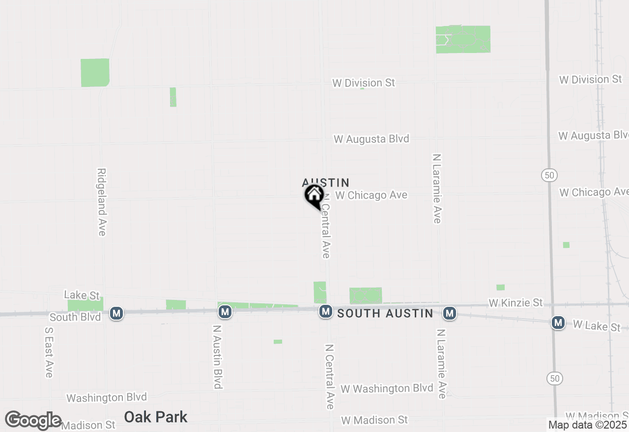 Map of 717 N Parkside Avenue #1, Chicago, IL 60644