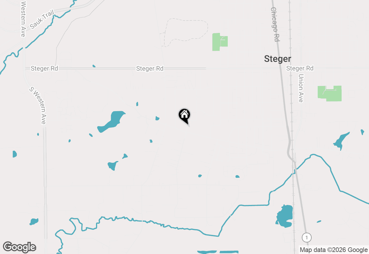 Map of 3544 Ashland Avenue, Steger, IL 60475