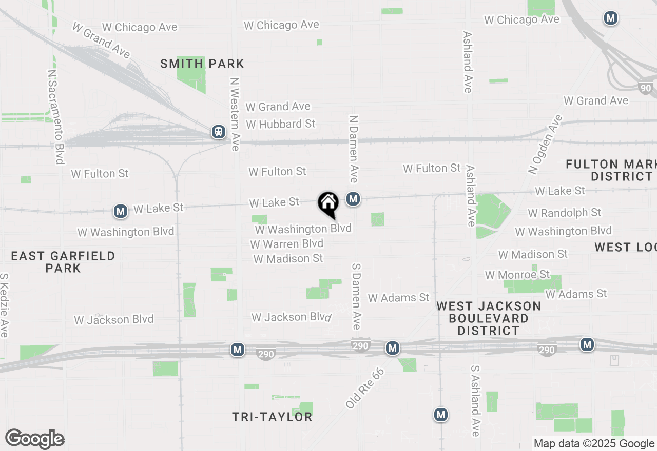 Map of 2058 W Washington Boulevard, Chicago, IL 60612