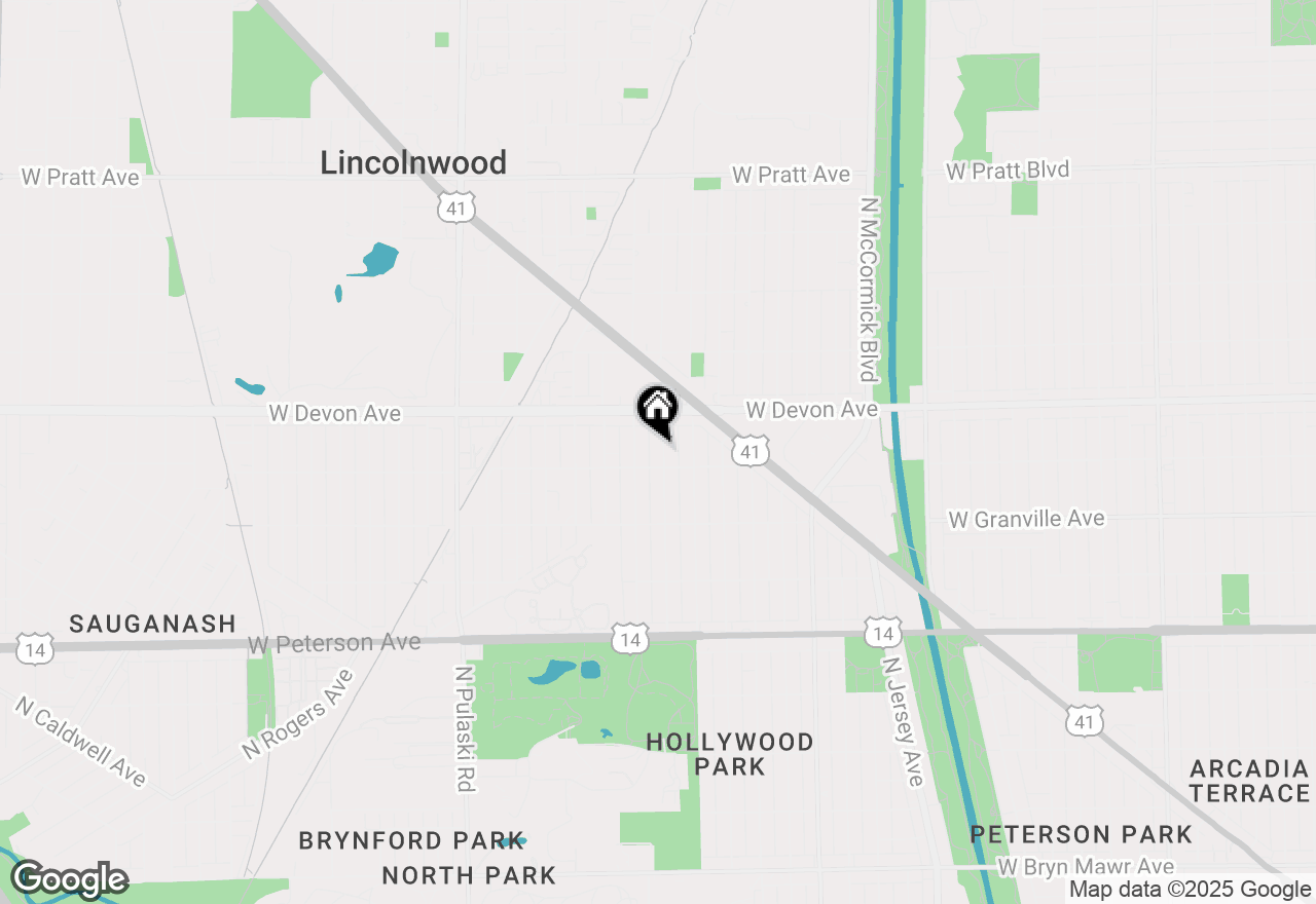 Map of 6312 N Monticello Avenue, Chicago, IL 60659