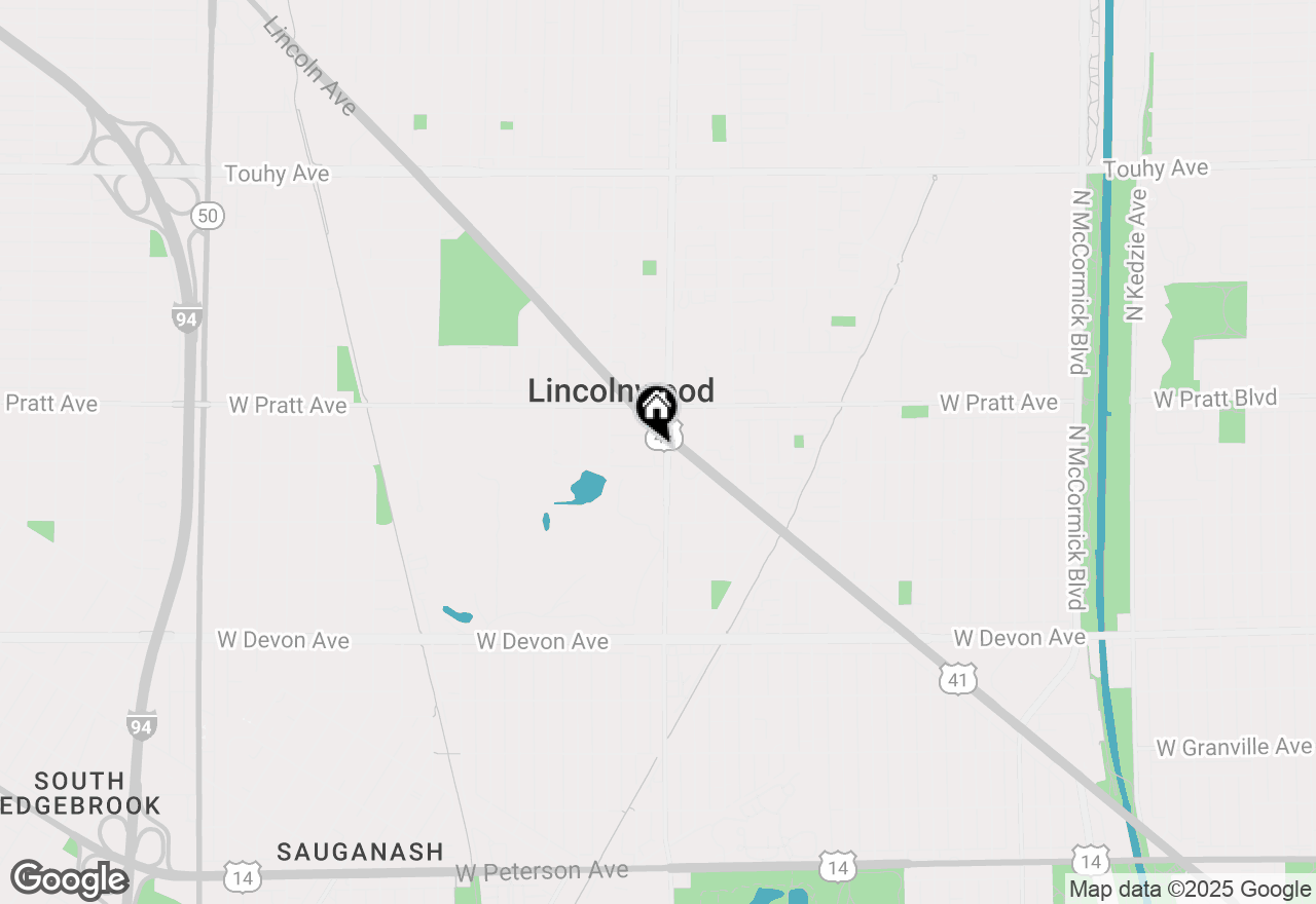 Map of 6712 N Crawford Avenue, Lincolnwood, IL 60712