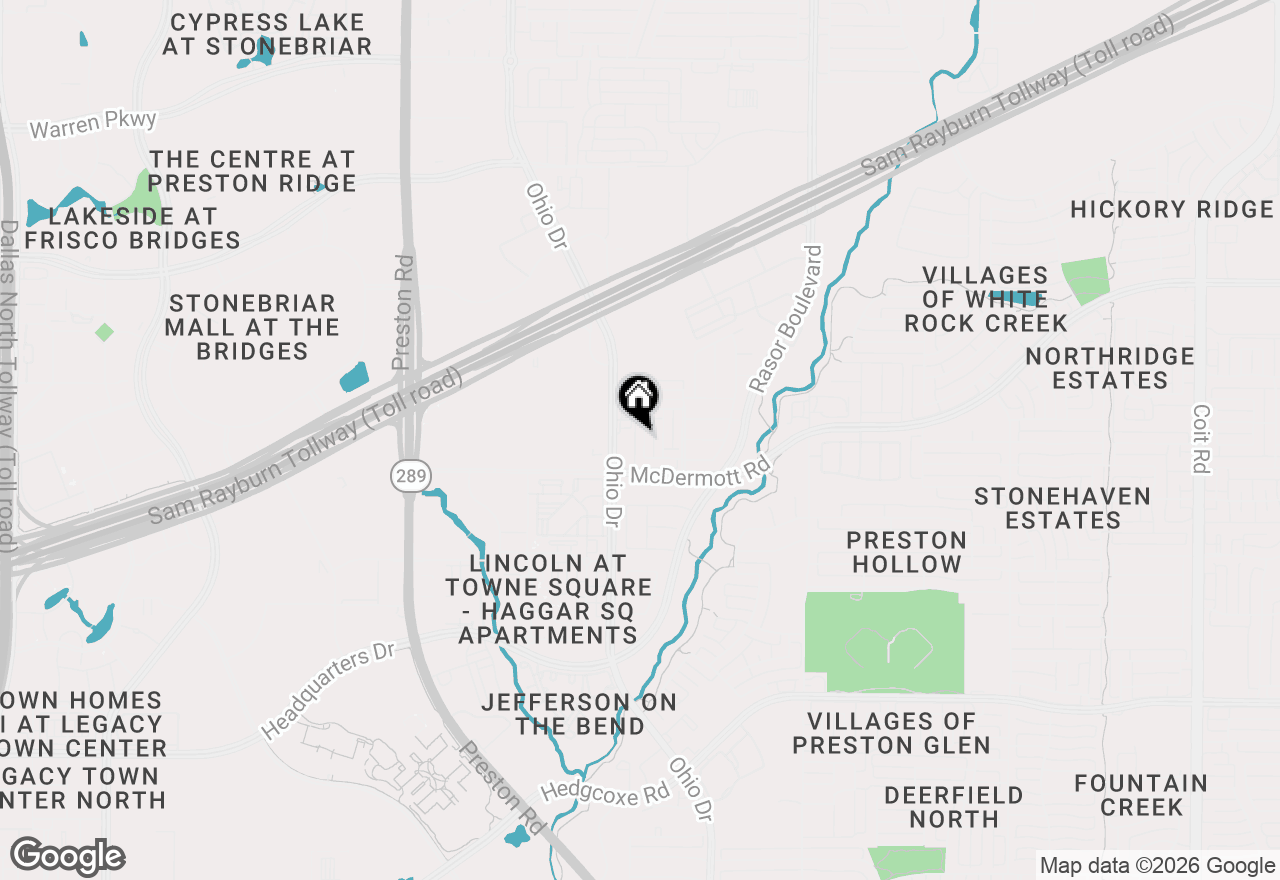 Map of 8619 Naomi Street, Plano, TX 75024