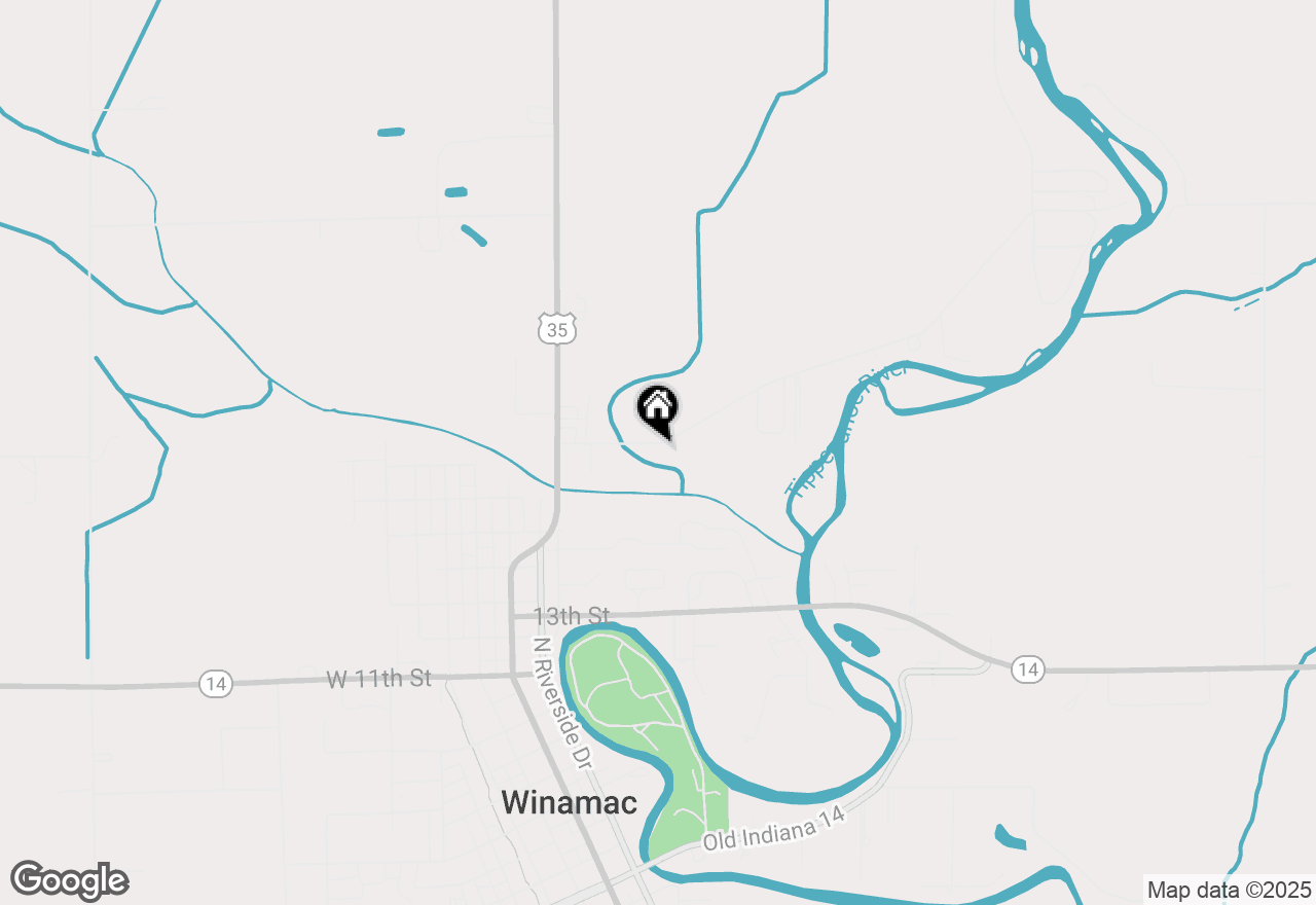 Map of 219 E 50 N, Winamac, IN 46996