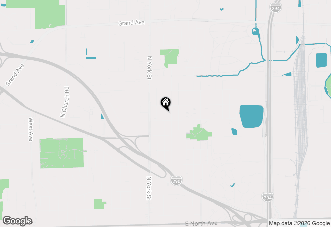 Map of 701 N Kenilworth Avenue, Glen Ellyn, IL 60137
