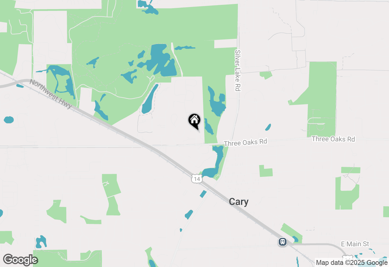 Map of 36 Bright Oaks Circle, Cary, IL 60013