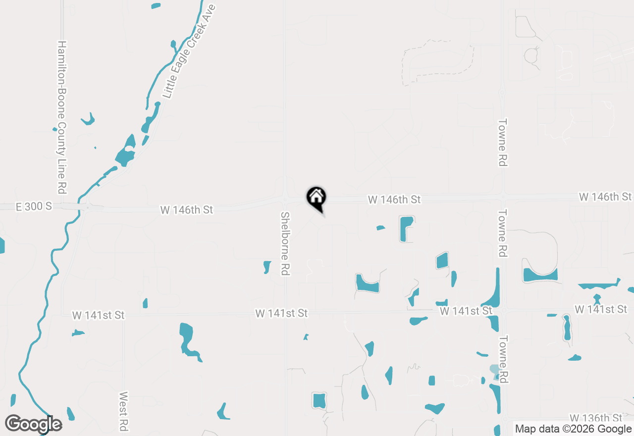 Map of 14441 Shrawley Court, Carmel, IN 46074