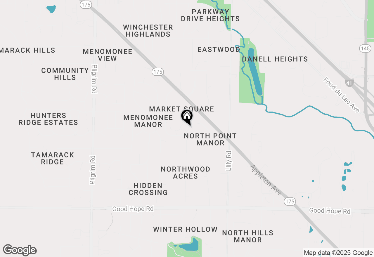 Map of N76W14595 North Point Ct, Menomonee Falls, WI 53051