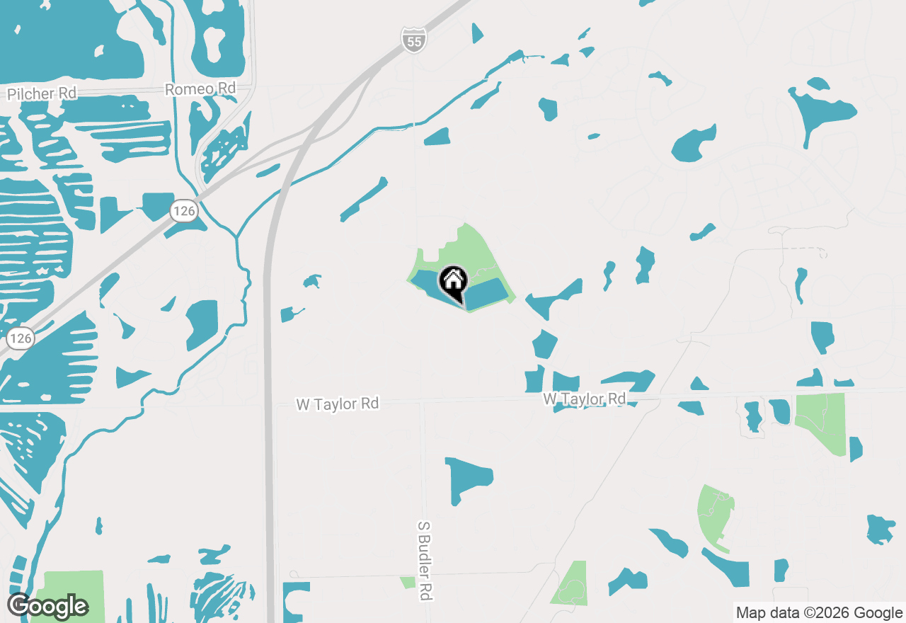 Map of 14053 S Lakeridge Drive, Plainfield, IL 60544