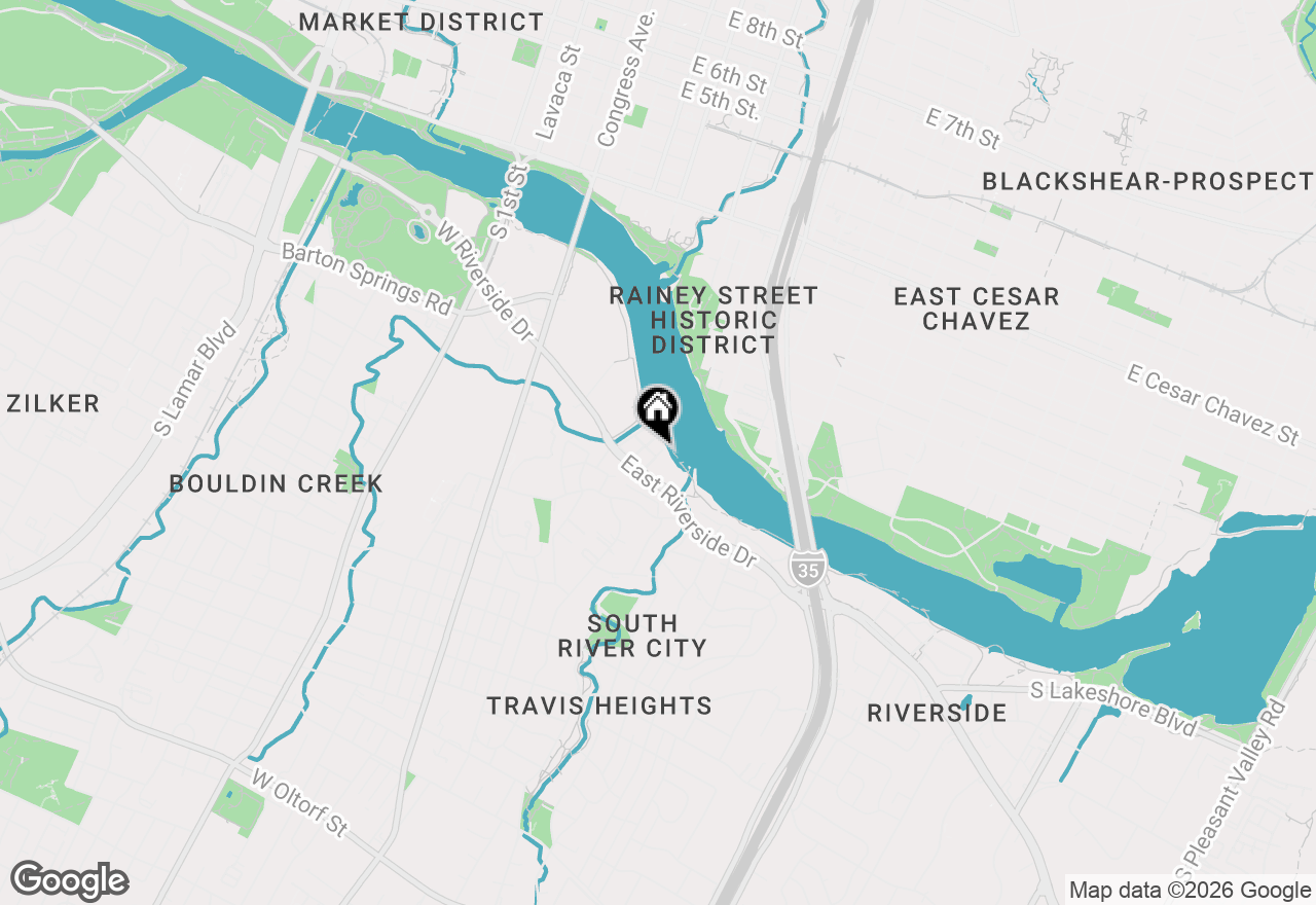 Map of (Address confidential), Austin, Texas 78704