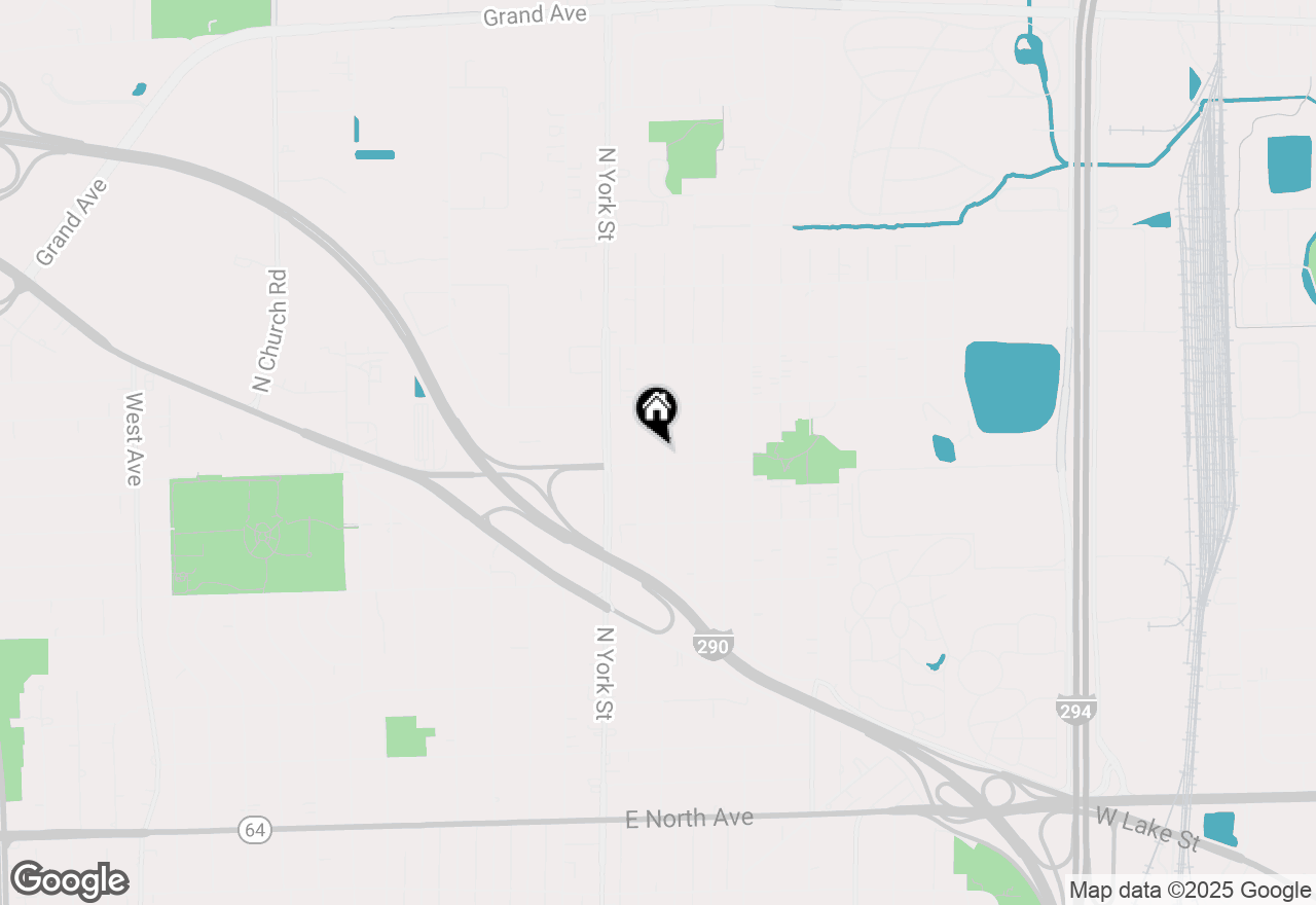 Map of 634 N Kenilworth Avenue, Elmhurst, IL 60126