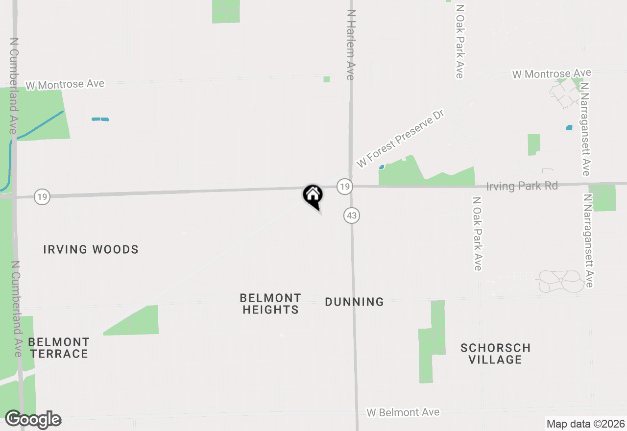 Map of 3905 N Odell Avenue, Chicago, IL 60634