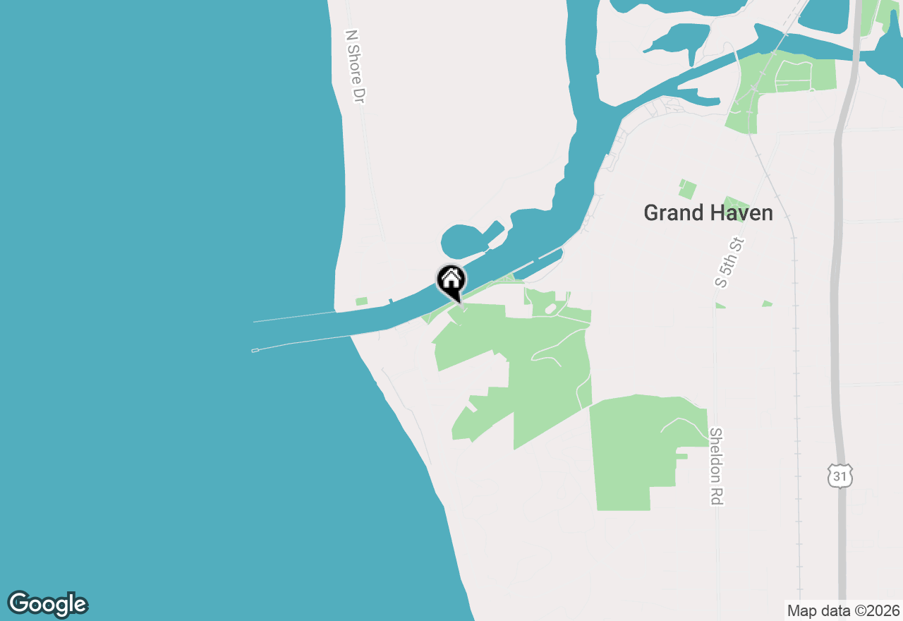 Map of 820 S Harbor Dr, Grand Haven, MI 49417